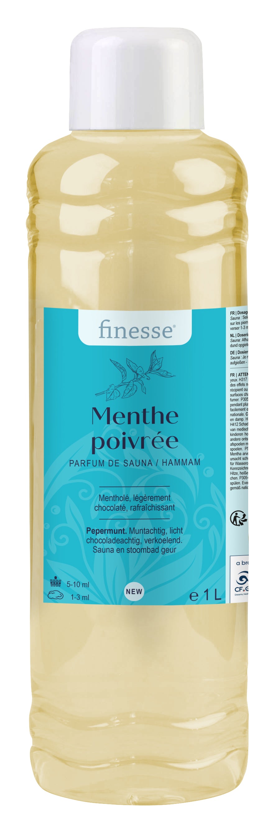 Menthe poivrée : mentholé, légèrement chocolaté, rafraîchissant 1431501FI-FR