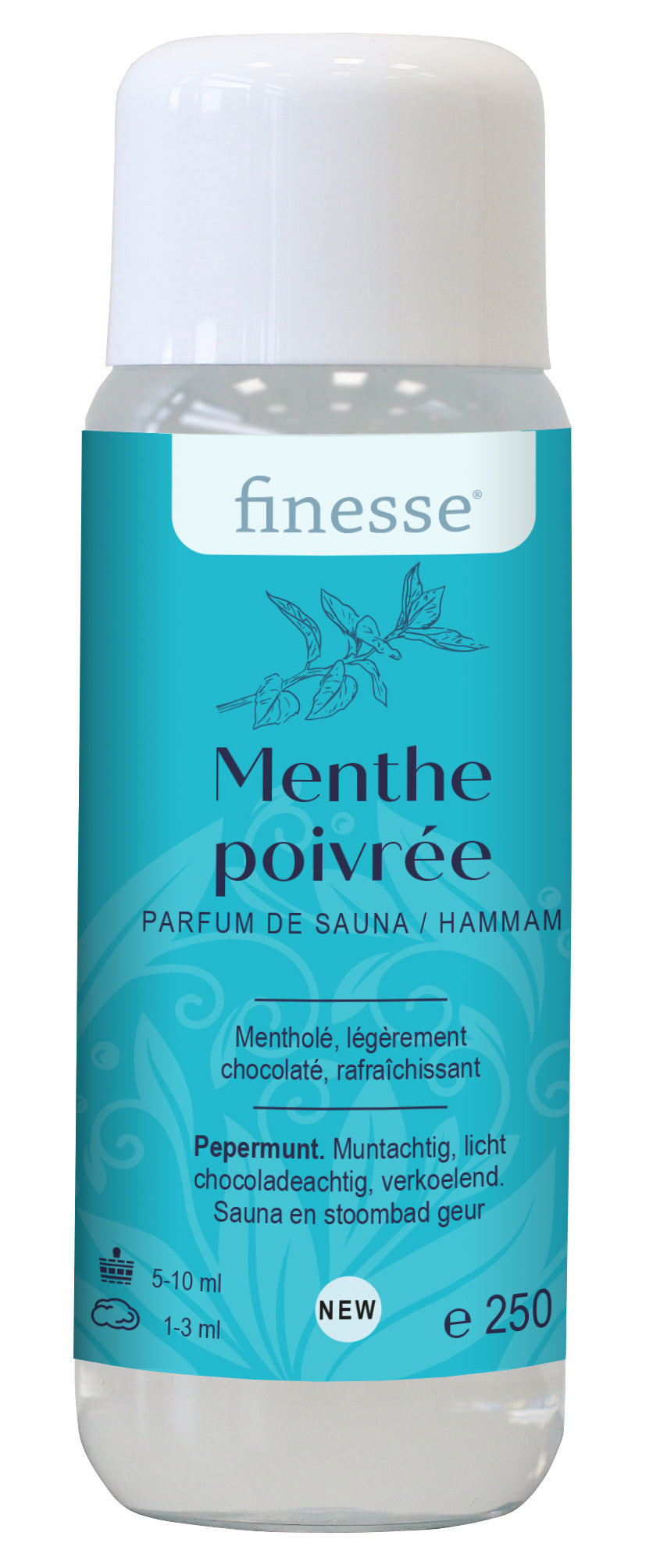 Menthe poivrée : mentholé, légèrement chocolaté, rafraîchissant 1431502FI-FR