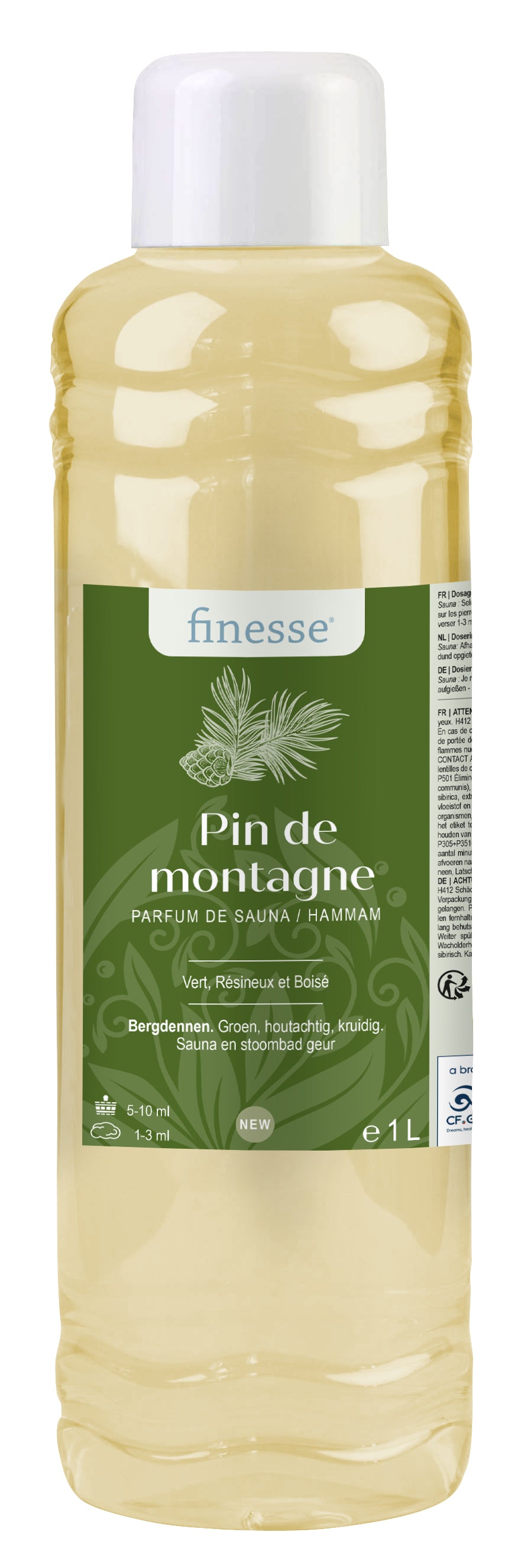 Pin de montagne : vert, résineux, boisé 250 mL / 1 L 1432501FI-FR
