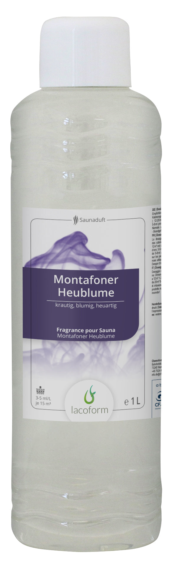 Fleurs de foin du Montafone : herbacé, floral, notes de foin