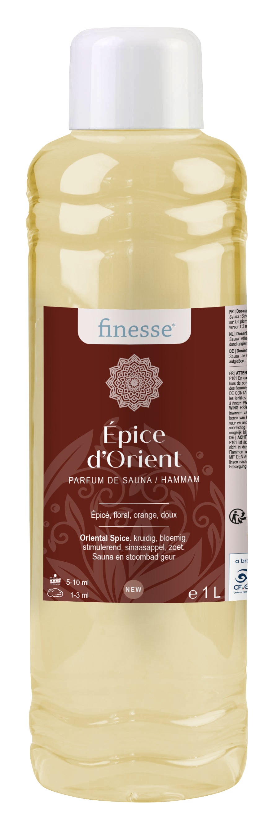 Épices d’Orient : épicé, floral, orange, doux 250 mL / 1 L 1465501FI-FR