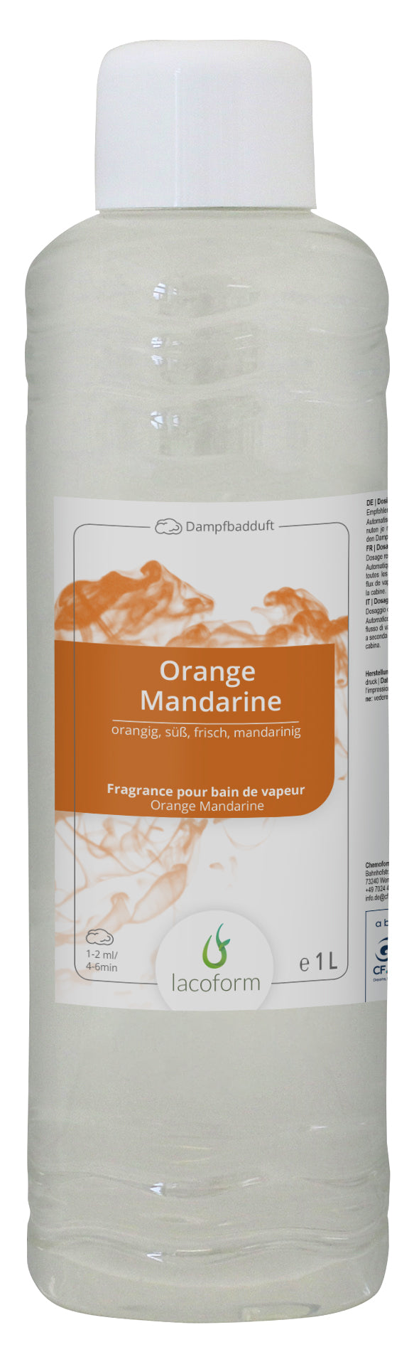 Orange Mandarine : orange, sucré, frais, parfum de mandarine
