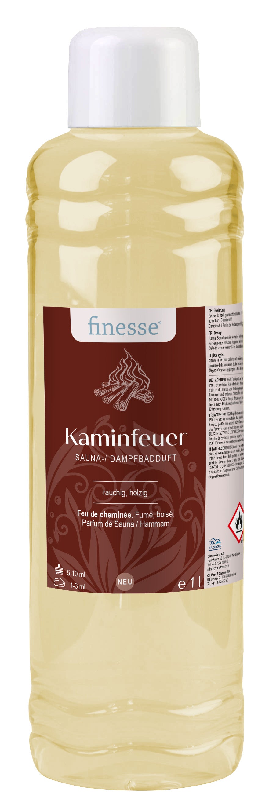 Feu de cheminée : fumé, boisé 250 mL / 1 L 1623501FI-FR