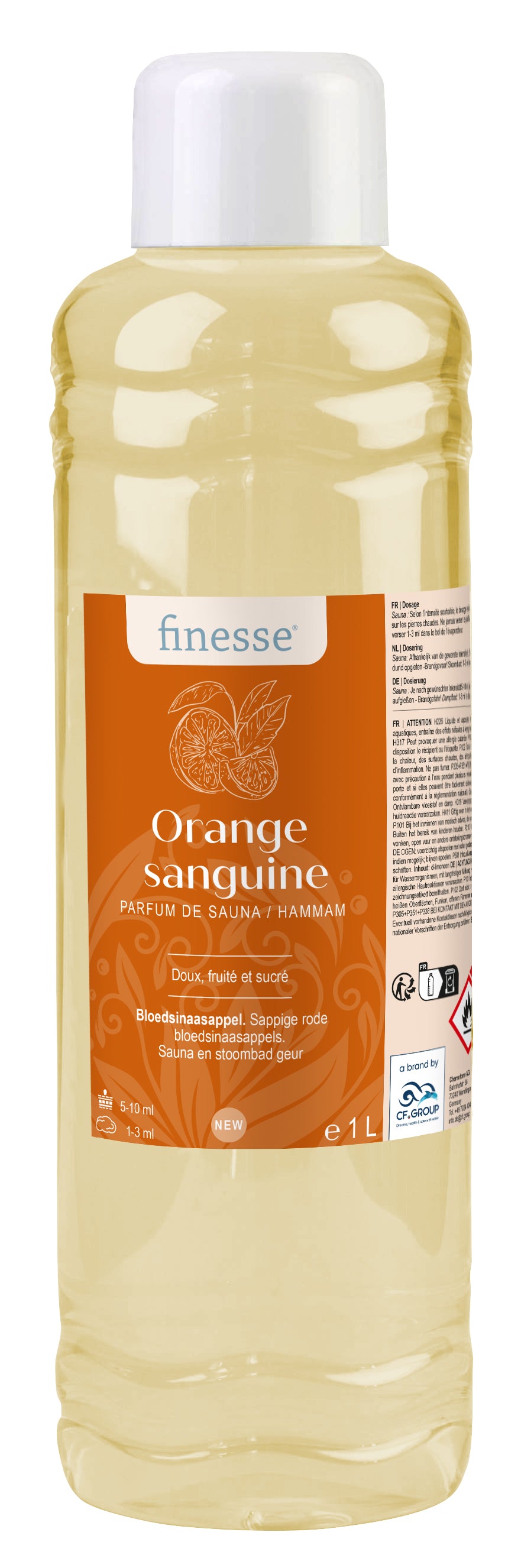 Orange sanguine : doux, fruité, sucré 250 mL / 1 L 1627501FI-FR