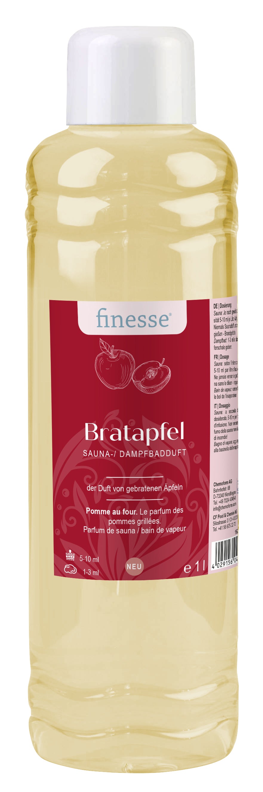 Pomme au four : gourmand, sucré, acidulé 250 mL / 1 L 1628501FI-FR