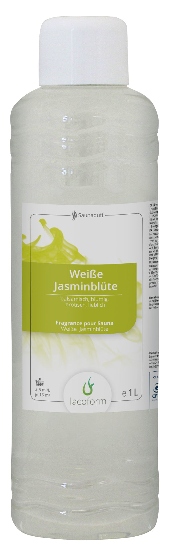 Fleurs blanches de jasmin : senteur poudrée de fleur de jasmin, florale