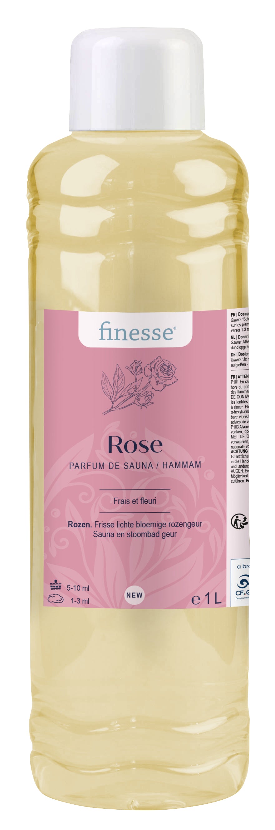 Rose : frais, floral 250 mL / 1 L 1693501FI-FR