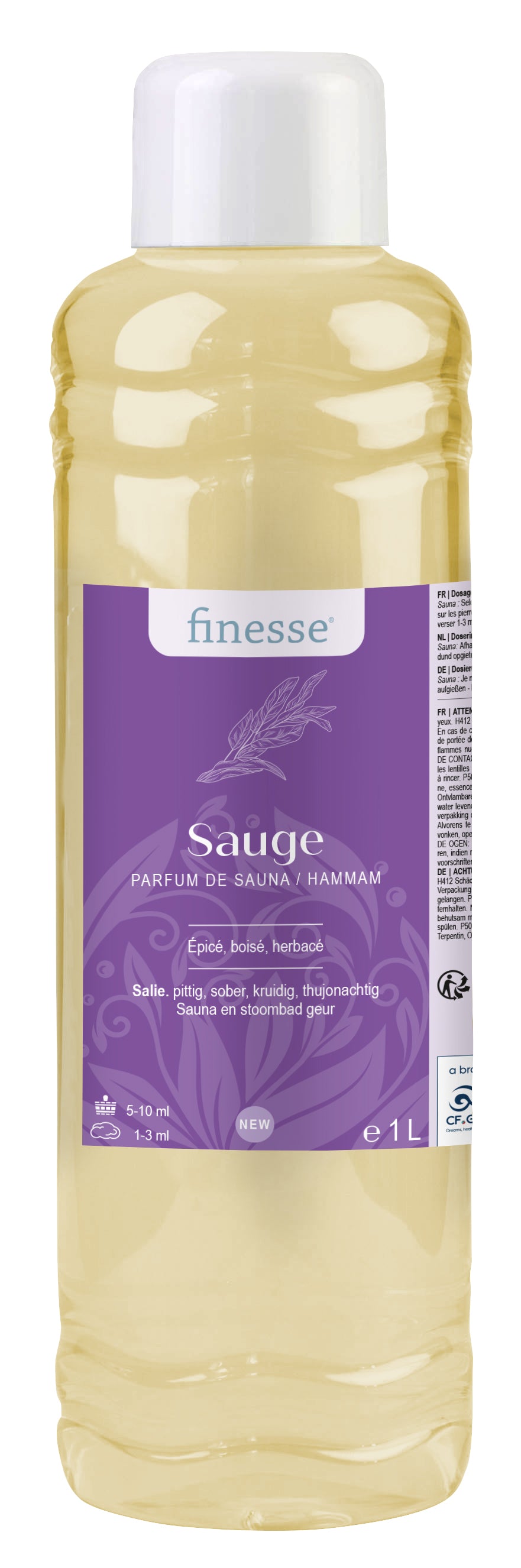 Sauge : acidulé, puissant, épicé, thuyone 250 mL / 1 L 1696501FI-FR