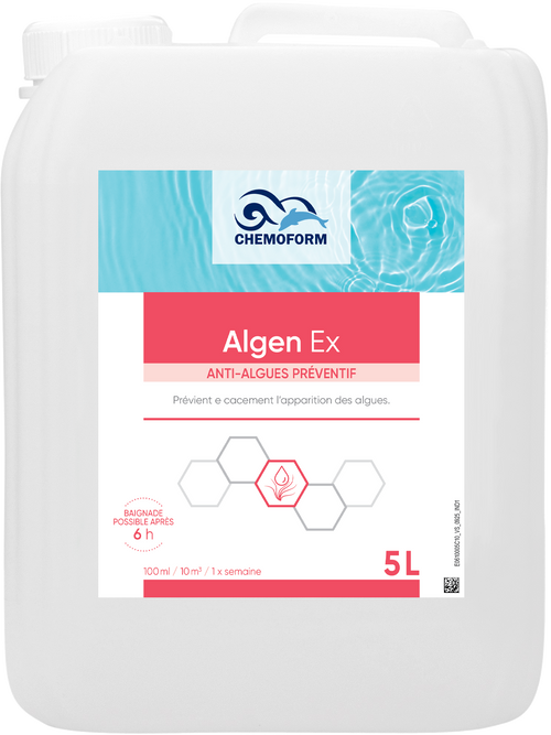 Algen Ex Anti-algues standard. les 2 semaines Bidon de 5 L 2