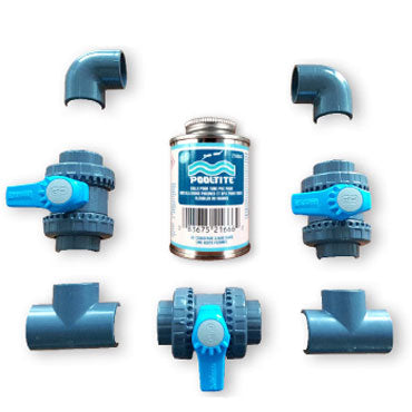 Vanne FIP diam. 50 Coude à 90° femelle diamètre 50 mm 16 bar Colle Pool-Tite®
