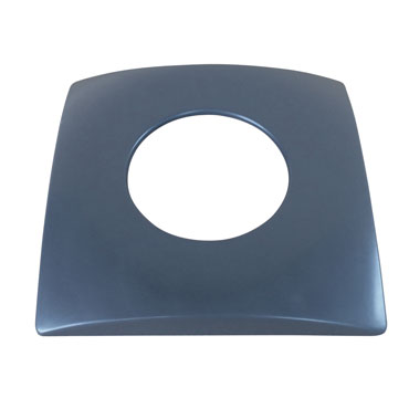 Enjoliveur bombé couleur pour prise balai — Gris anthracite