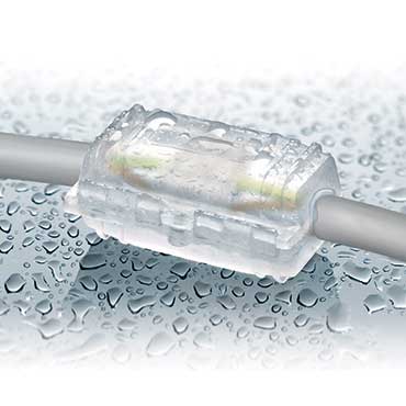 Boîte d’isolation étanche avec gel pour raccordement des câbles d’alimentation