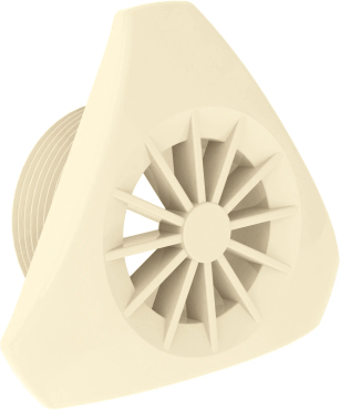 Enjoliveur triangulaire de couleur pour buse de refoulement — Sable