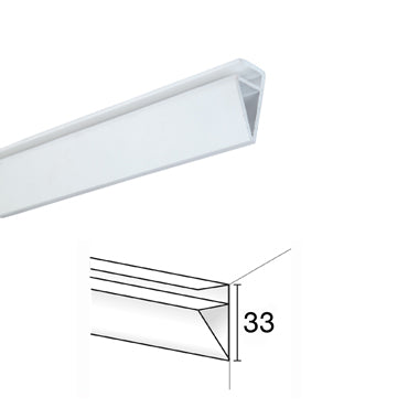 Profilé blanc PVC