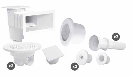 KIT béton et liner blanc KITCF73L