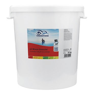 pH Minus Granulat — Seau de 25 kg