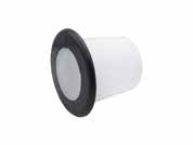 Projecteur liner LED gris anthracite niche longue