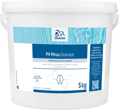 pH Minus Granulat — Seau de 5 kg